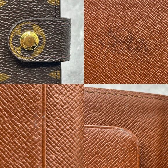 Louis Vuitton Monogram Etui Palm Cover Dark Brown Coated Canvas Snap - Picture 14 of 15